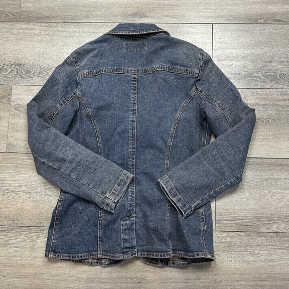 Levi Strauss Women’s Signature Stretch Denim Jean Jacket Sz M Y2K - Picture 2 of 5